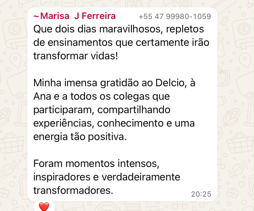 Depoimento de Marisa J. Ferreira